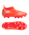 PUMA FUTURE 9 Match FG/AG Unleash Bambini Rosso C01