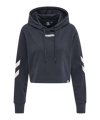 Hummel hmlLEGACY Cropped Felpa donna blu F7429 
