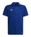 adidas Entrada 22 Poloshirt Kids Blau