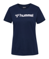 Hummel Mover Cotton T-shirt Dames Blauw K7026 