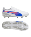 PUMA KING Match FG/AG Formula Jr Kids Weiss Blau F02