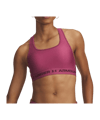 Under Armour Crossback Mid Sport-BH Damen Rot F659