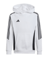 Sweat à capuche adidas Tiro 24 enfants blanc noir 