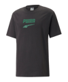 T-shirt PUMA DOWNTOWN logo Graphic noir F01 
