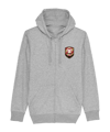 Sweat à capuche zippé 11Teamsports Academy Brustlogo gris