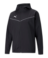PUMA teamRISE Allwetterjacke Schwarz Weiss F03