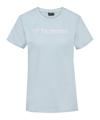Hummel Mover Cotton T-shirt Dames Blauw K7357 