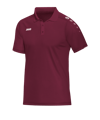 JAKO Classico Poloshirt Dunkelrot F14 - rot