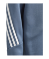 adidas Future Icons Kapuzenjacke Kids Blau Weiss - blau