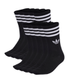 adidas Originals 3 Stripes Crew 10 Pairs Chaussettes Noir