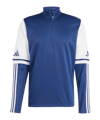 adidas Squadra 25 HalfZip Sweatshirt Blauw 