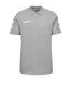 Hummel Cotton Poloshirt Grijs F2006  