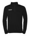 Kempa 1/4 Zip felpa nero F001 