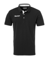 Kempa Prime Polo Shirt Kids Schwarz Weiss F02