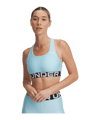 Under Armour HG Mid Branded Sport-BH Damen Blau F494