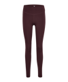 Hummel Pulse High Waist Strak Dames Bruin K8016 