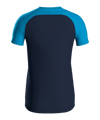 JAKO Iconic Poloshirt Blau Gelb F914 - blau