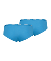 PUMA Iconic Hipster 2er Pack Damen Blau F018 - blau
