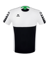 T-shirt Erima Six Wings enfants noire blanche 