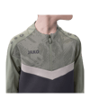 JAKO Iconic HalfZip Sweatshirt Kids Grau F852 - grau