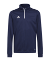 Sweatshirt à col zippé mi-haut enfant adidas Entrada 22 Bleu