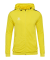 Hummel Authentic Pl Kapuzenjacke Gelb F5269