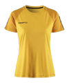 Craft Squad 2.0 Contrast shirt Dames geel 