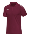 JAKO Classico Poloshirt Kids Dunkelrot F14