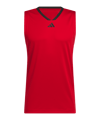 adidas Legends 3 Stripes Tanktop Rot