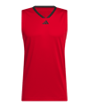 adidas Legends 3 Stripes Débardeur Rouge