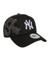 New Era MLB Icon E-Frame New York Yankees Cap Schwarz - schwarz