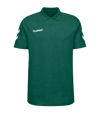 Hummel Cotton Poloshirt Kids Grün F6140