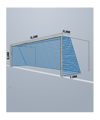Cawila Tornetz 4MM M120 5,15x2,05m 0,8x1,5m blauw 