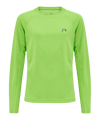 Newline Core Shirt langarm Running Kids Grün F6402