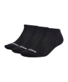 Chaussettes basses adidas 3er Pack noir 