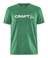 Craft Community logo t-shirt groen F651200 