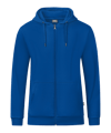 JAKO Organic Kapuzenjacke Blau F400