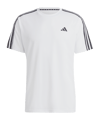 adidas Base 3-Stripes t-shirt blanc noir