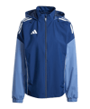 Veste de pluie adidas Tiro 25 Competition femmes bleues