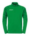 Sweatshirt Uhlsport Goal 25 Demi-Zip vert F06 