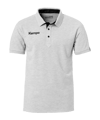 Kempa Prime Polo Shirt Kids Grau Schwarz F03