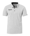 Kempa Prime Polo Shirt Kids Grijs Zwart F03  