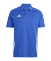 adidas Tiro 24 Competition Poloshirt Blauw  