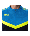 JAKO Iconic HalfZip Sweatshirt Blau F914 - blau