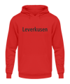 Just Hoods Hoody ""Leverkusen"" rosso 