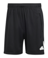 adidas Logo Trainingsshort Schwarz Weiss