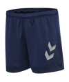 Hummel Lead Poly Shorts Damen Blau F7026