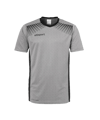 Uhlsport Maillot Goal Manches Courtes Enfants Gris Noir F05