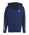 adidas Future Icons 3S Kapuzenjacke Kids Blau - blau