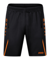JAKO Challenge Trainingsshort Schwarz Orange F807